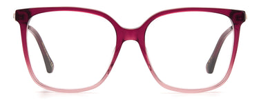 Designer Women Jimmy Choo Eyeglasses: JC341 - Burgandy- SpecSMART Eye Clinic (Front View)